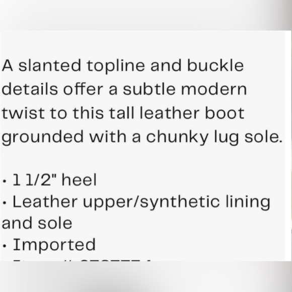 NEW Franco Sarto tall balin boot 9 Wide - Picture 10 of 11